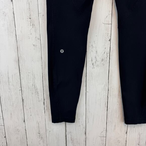 Lululemon Black Lead The Pack Tight 28" Full-On Luxtreme Leggings W5AUJS Size 8 - Picture 8 of 16